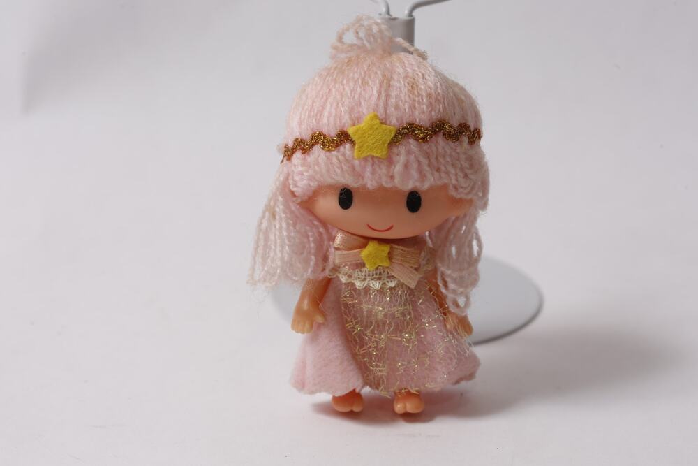 1996 Sanrio Little Twin Stars Lala Vintage Doll w Pink Yarn Hair